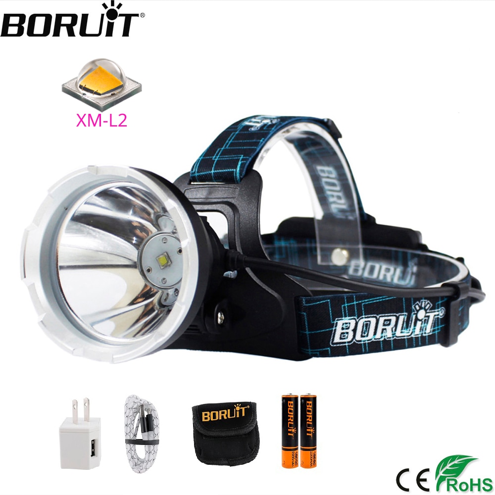 BORUiT B10 XM-L2 LED  工, 3800LM 3 ..